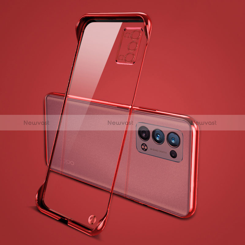 Transparent Crystal Hard Case Back Cover H04 for Oppo Reno6 Pro 5G