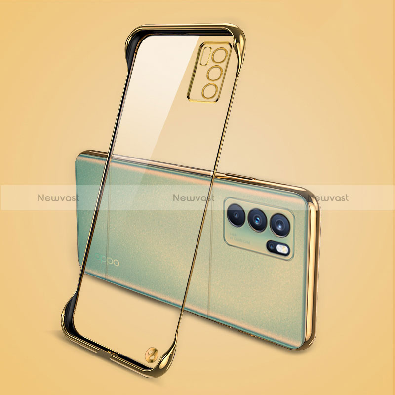 Transparent Crystal Hard Case Back Cover H04 for Oppo Reno6 Pro 5G India