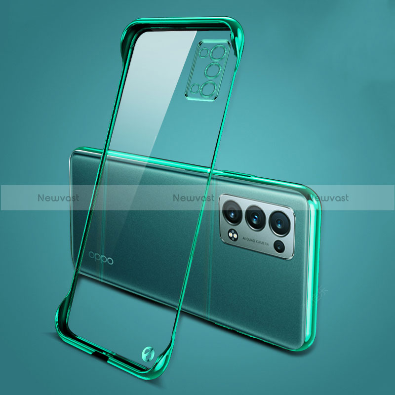 Transparent Crystal Hard Case Back Cover H04 for Oppo Reno6 Pro+ Plus 5G