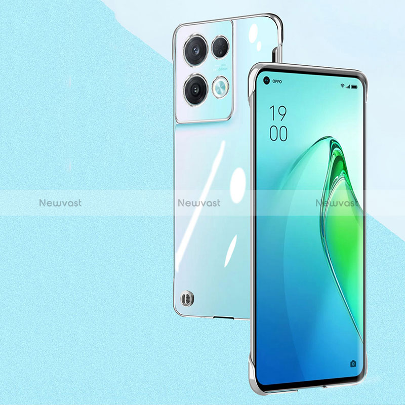 Transparent Crystal Hard Case Back Cover H04 for Oppo Reno9 5G