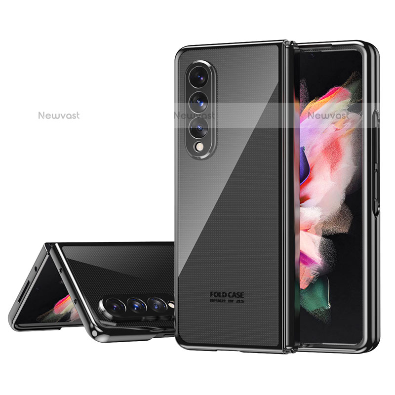 Transparent Crystal Hard Case Back Cover H04 for Samsung Galaxy Z Fold3 5G