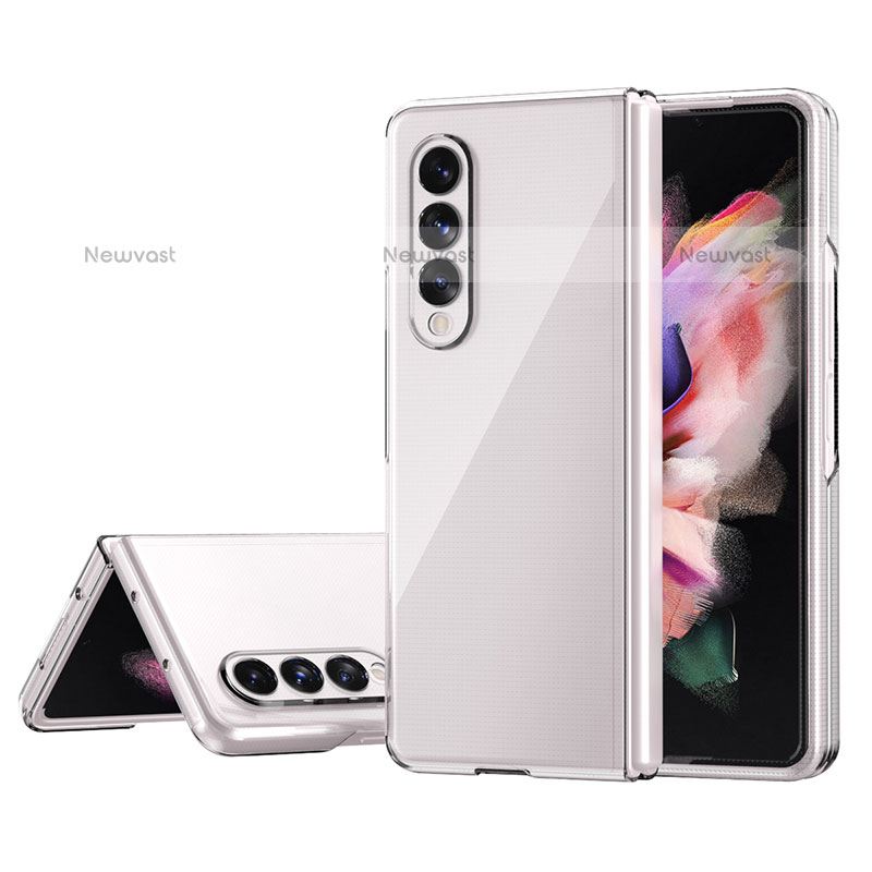 Transparent Crystal Hard Case Back Cover H04 for Samsung Galaxy Z Fold3 5G