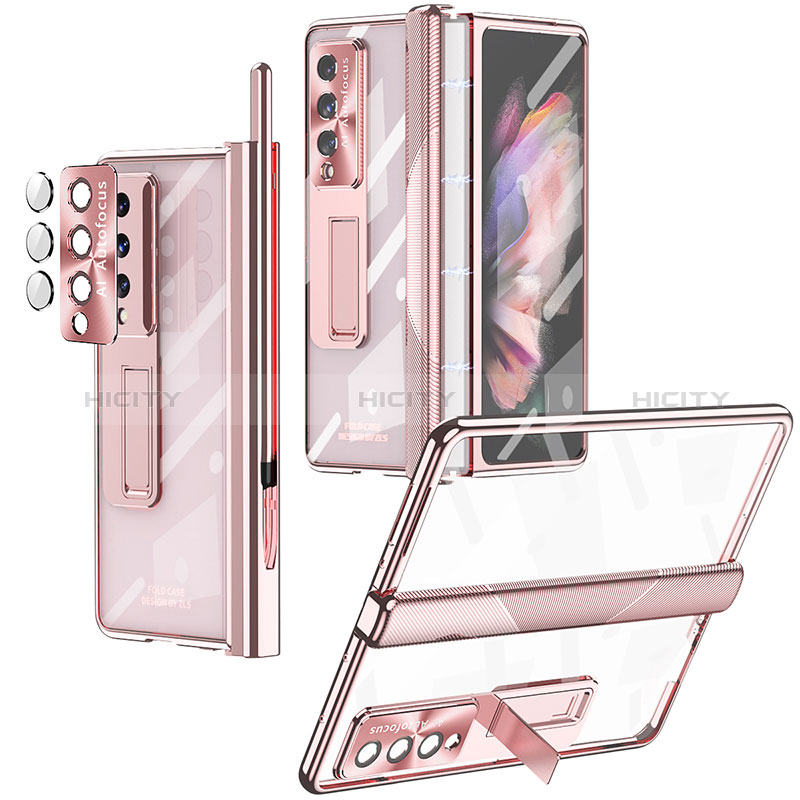 Transparent Crystal Hard Case Back Cover H05 for Samsung Galaxy Z Fold4 5G