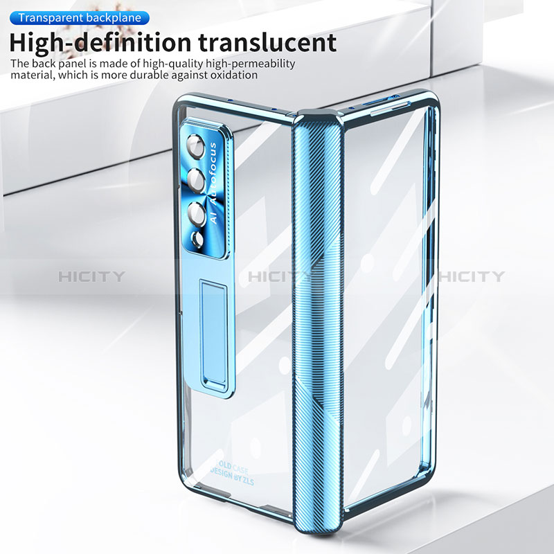 Transparent Crystal Hard Case Back Cover H05 for Samsung Galaxy Z Fold4 5G