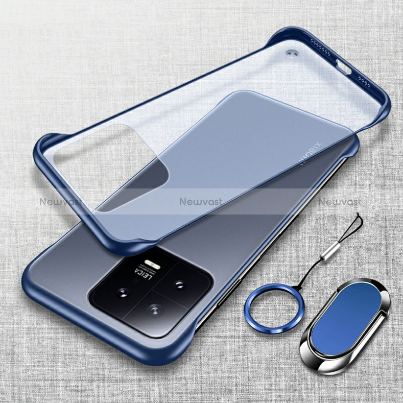 Transparent Crystal Hard Case Back Cover H05 for Xiaomi Mi 13 5G Blue