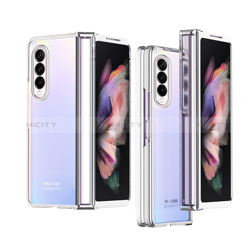 Transparent Crystal Hard Case Back Cover H06 for Samsung Galaxy Z Fold4 5G