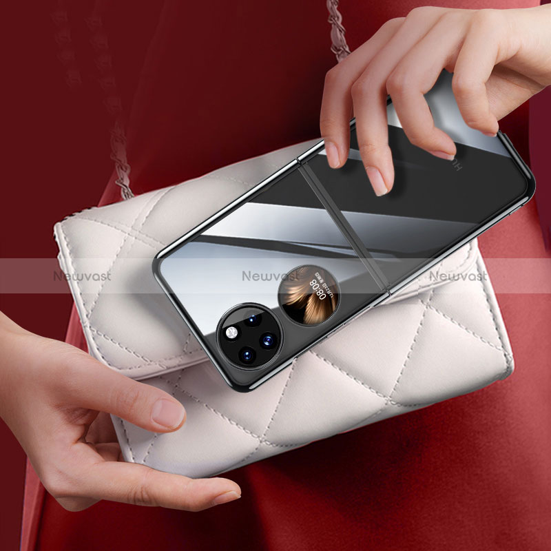 Transparent Crystal Hard Case Back Cover LD1 for Huawei P60 Pocket