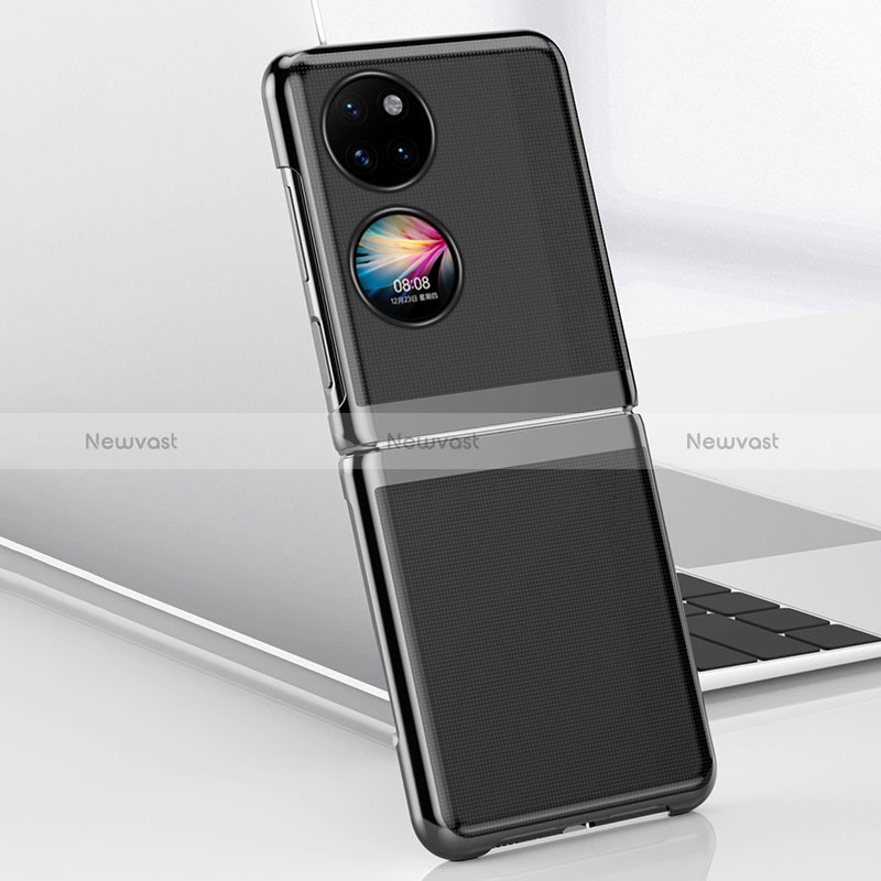 Transparent Crystal Hard Case Back Cover QH1 for Huawei P60 Pocket