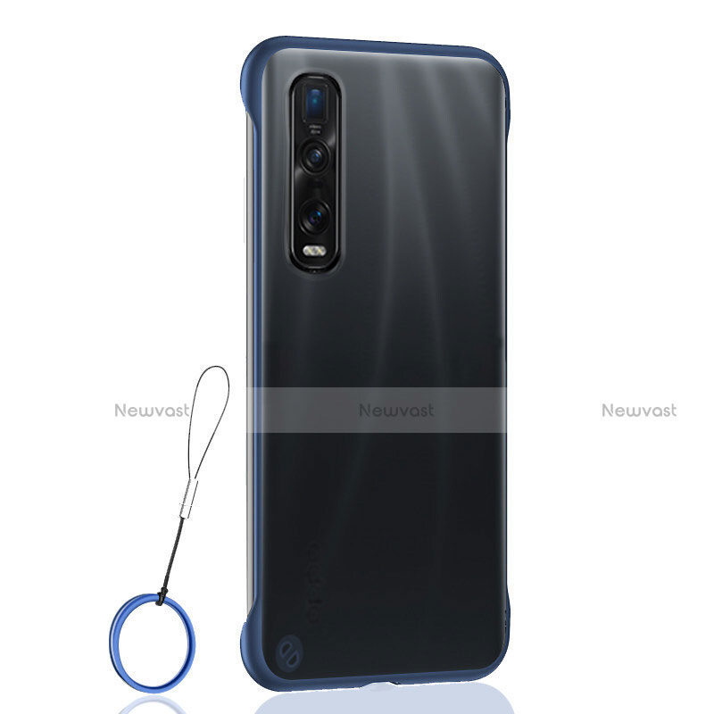 Transparent Crystal Hard Case Back Cover S01 for Oppo Find X2 Pro