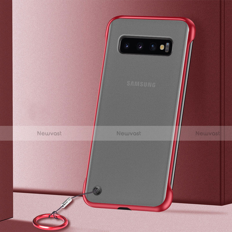 Transparent Crystal Hard Case Back Cover S01 for Samsung Galaxy S10