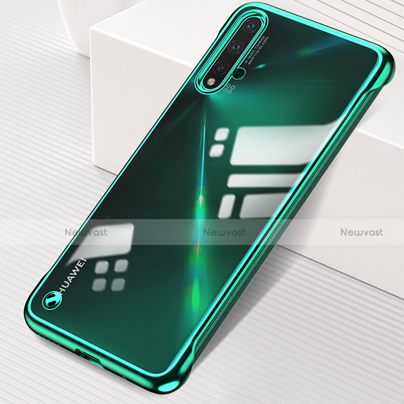 Transparent Crystal Hard Case Back Cover S02 for Huawei Nova 5 Green