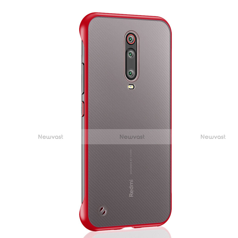 Transparent Crystal Hard Case Back Cover S03 for Xiaomi Redmi K20 Pro Red