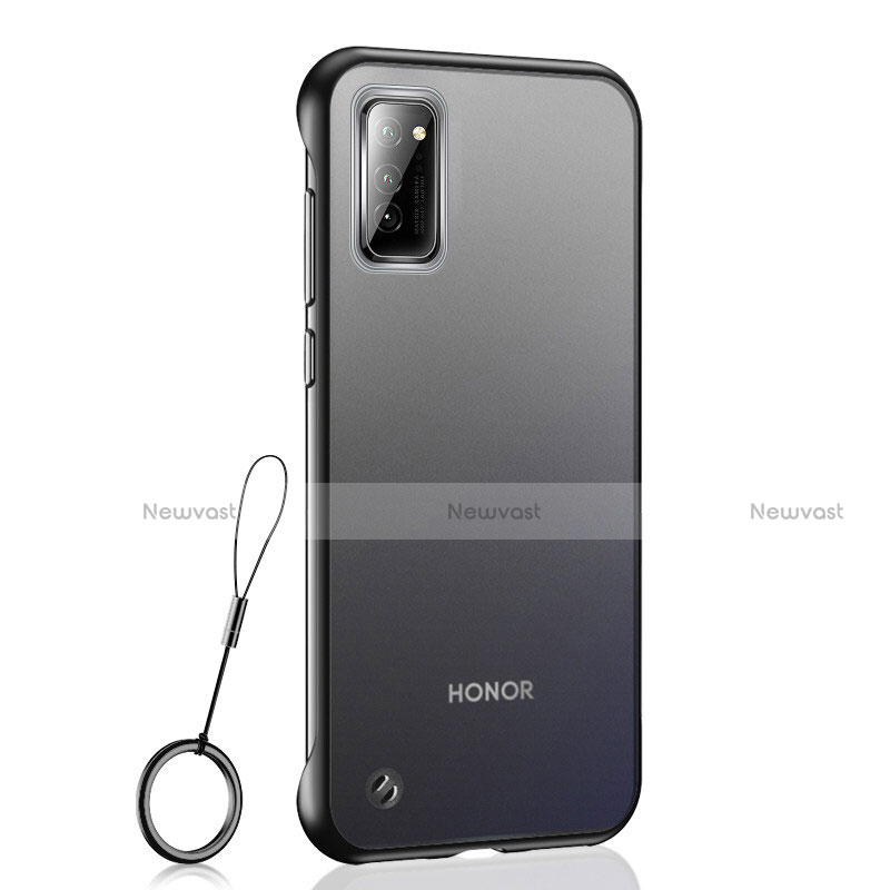 Transparent Crystal Hard Case Back Cover S04 for Huawei Honor V30 Pro 5G