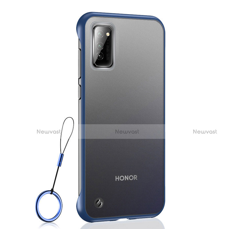 Transparent Crystal Hard Case Back Cover S04 for Huawei Honor View 30 Pro 5G