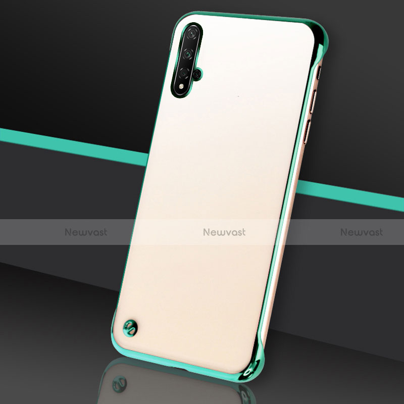 Transparent Crystal Hard Case Back Cover S05 for Huawei Nova 5 Pro Green