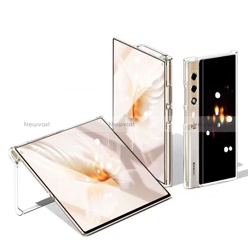 Transparent Crystal Hard Case Back Cover T01 for Huawei Honor V Purse 5G Clear