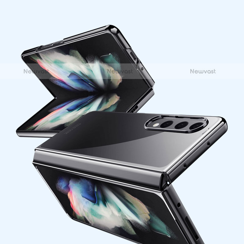 Transparent Crystal Hard Case Back Cover Z01 for Samsung Galaxy Z Fold3 5G