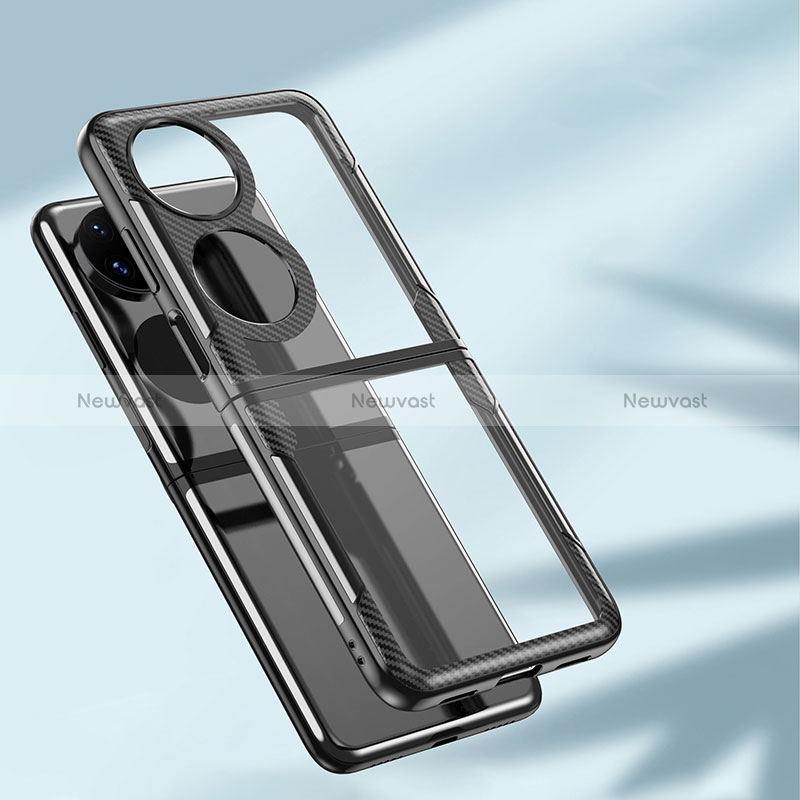 Transparent Crystal Hard Case Back Cover Z01L for Huawei P60 Pocket