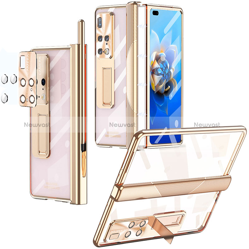 Transparent Crystal Hard Case Back Cover ZL1 for Huawei Mate X2 Gold