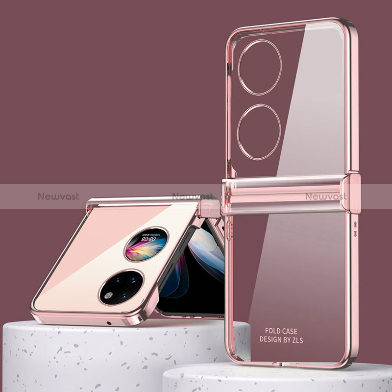 Transparent Crystal Hard Case Back Cover ZL1 for Huawei P60 Pocket