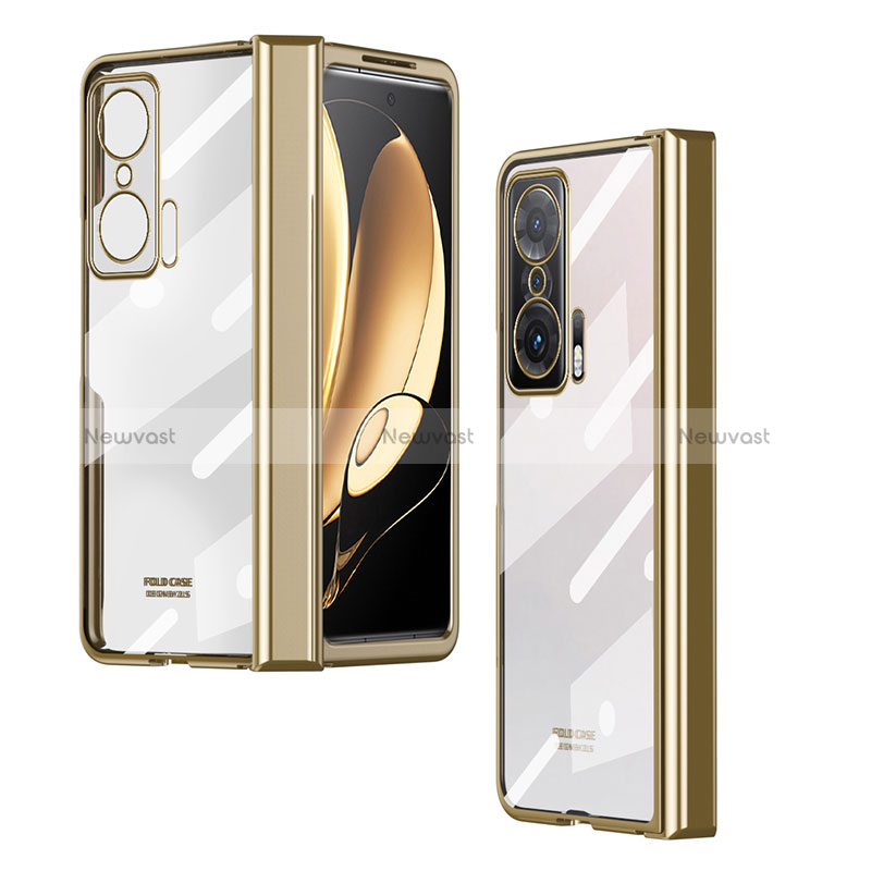 Transparent Crystal Hard Case Back Cover ZL3 for Huawei Honor Magic V 5G Gold