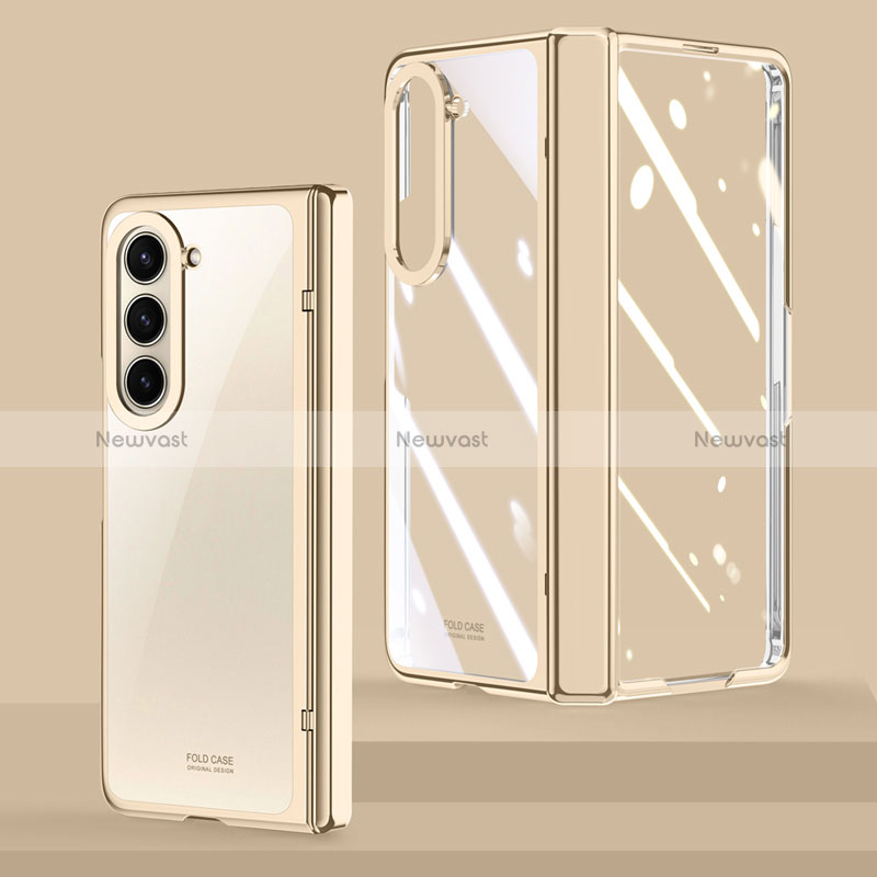 Transparent Crystal Hard Case BMKk Cover MK2 for Samsung Galaxy Z Fold5 5G