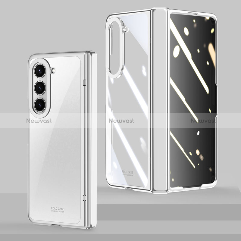 Transparent Crystal Hard Case BMKk Cover MK3 for Samsung Galaxy Z Fold5 5G