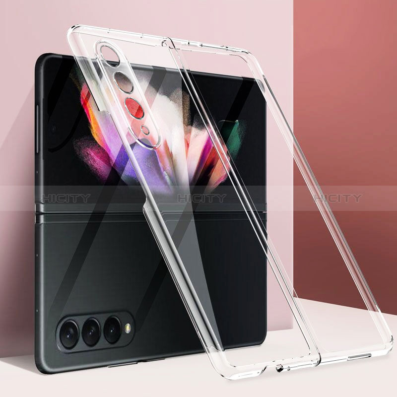 Transparent Crystal Hard Case Cover for Samsung Galaxy Z Fold4 5G Clear