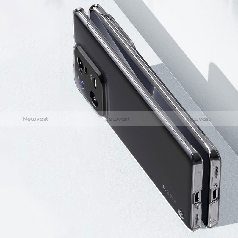 Transparent Crystal Hard Case Cover for Xiaomi Mi 13 Pro 5G Black