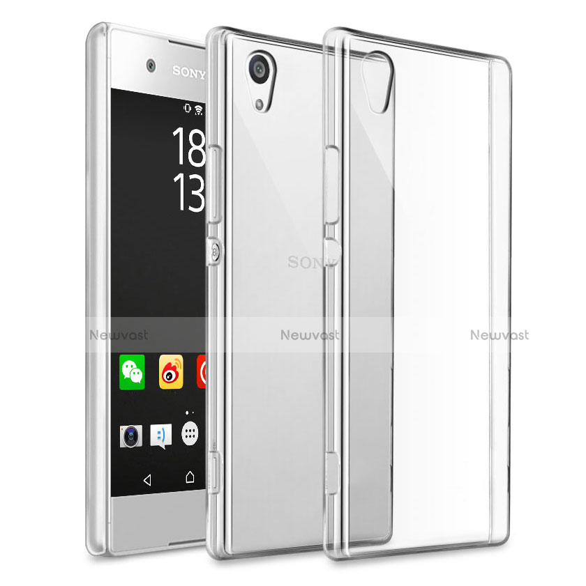 Transparent Crystal Hard Rigid Case Back Cover for Sony Xperia XA1 Clear