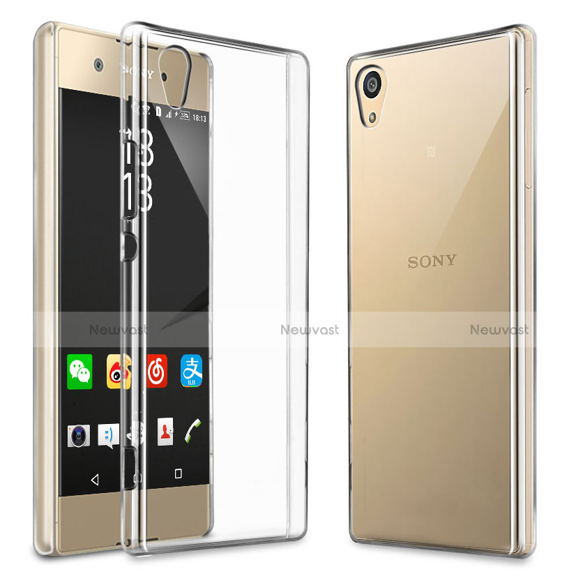 Transparent Crystal Hard Rigid Case Back Cover for Sony Xperia XA1 Clear