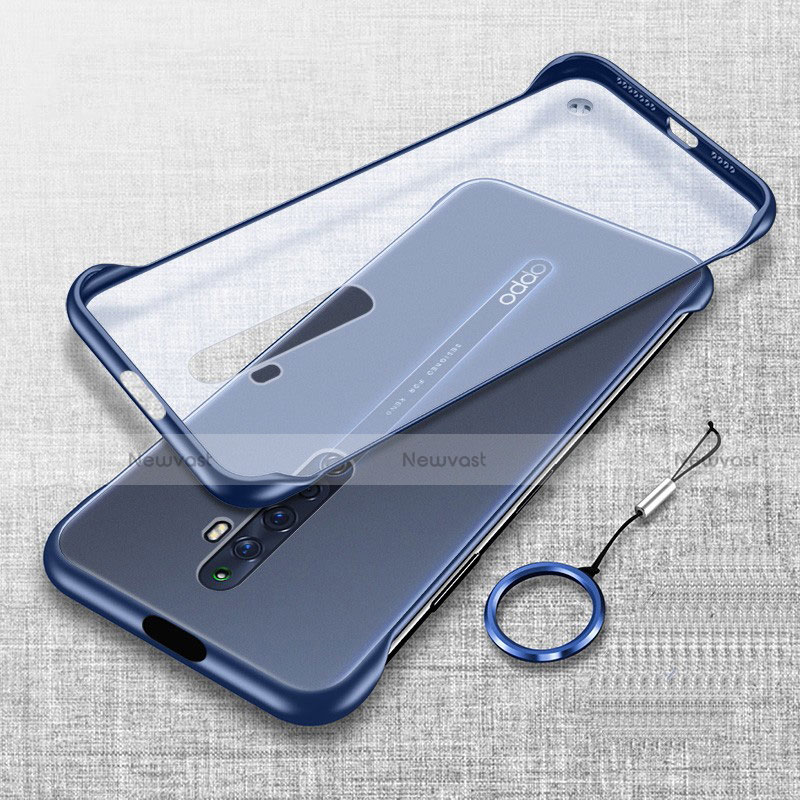 Transparent Crystal Hard Rigid Case Back Cover H01 for Oppo Reno2 Z