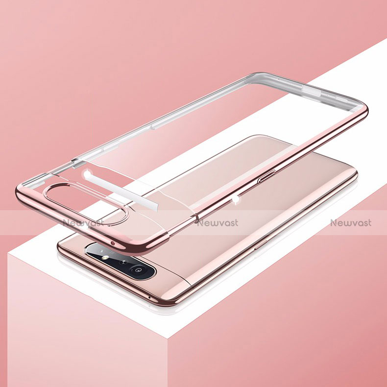 Transparent Crystal Hard Rigid Case Back Cover H01 for Samsung Galaxy A90 4G