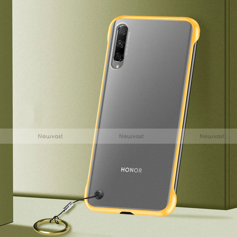 Transparent Crystal Hard Rigid Case Back Cover H02 for Huawei Honor 9X Pro Yellow