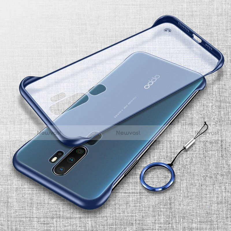 Transparent Crystal Hard Rigid Case Back Cover H02 for Oppo A11