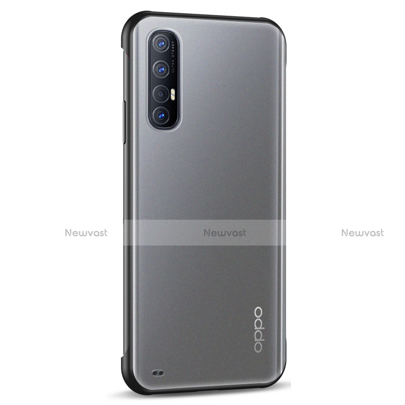 Transparent Crystal Hard Rigid Case Back Cover H02 for Oppo Find X2 Neo