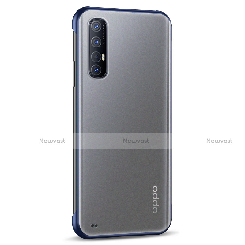 Transparent Crystal Hard Rigid Case Back Cover H02 for Oppo Reno3 Pro