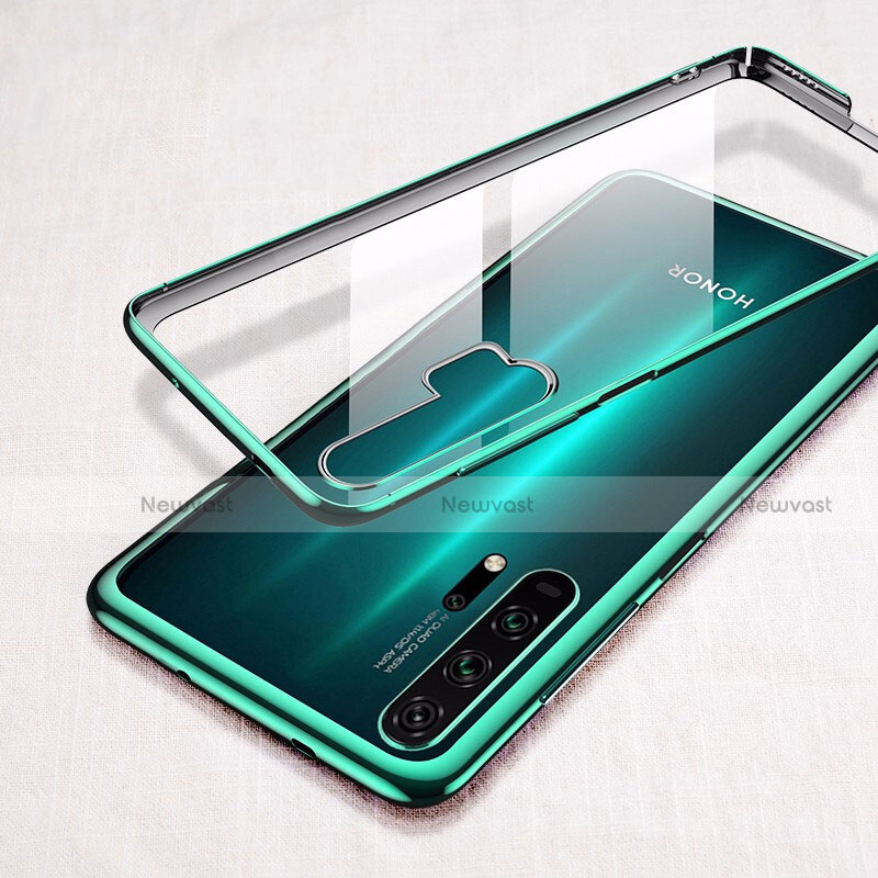 Transparent Crystal Hard Rigid Case Back Cover S02 for Huawei Honor 20 Pro Green