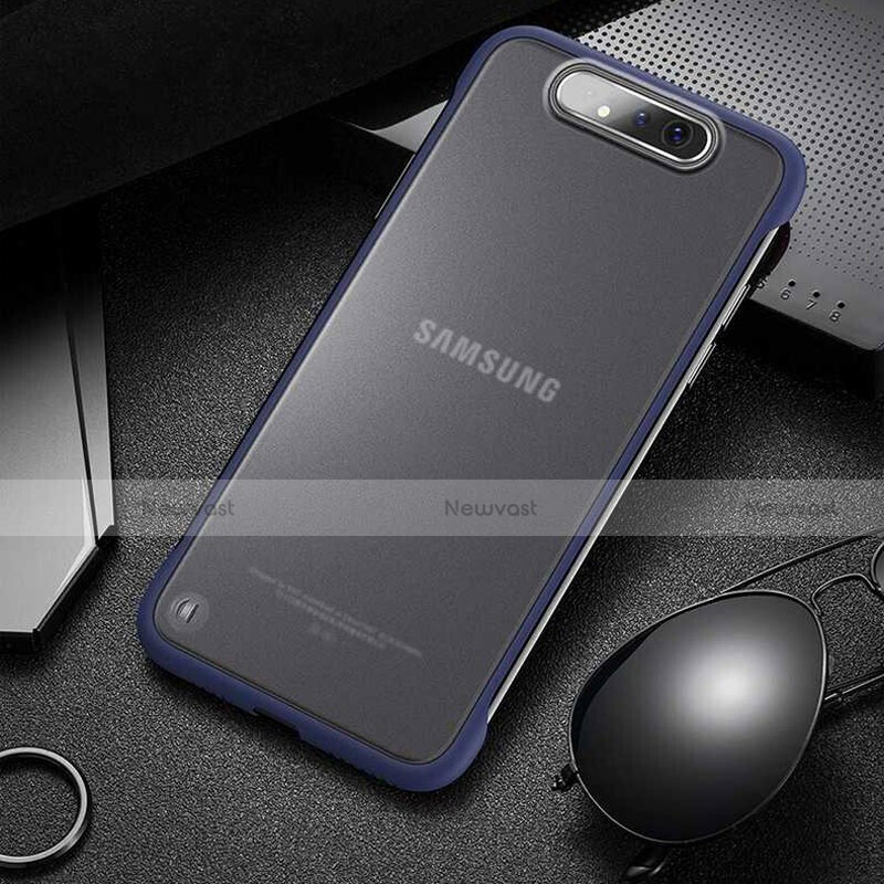 Transparent Crystal Hard Rigid Case Back Cover S02 for Samsung Galaxy A90 4G