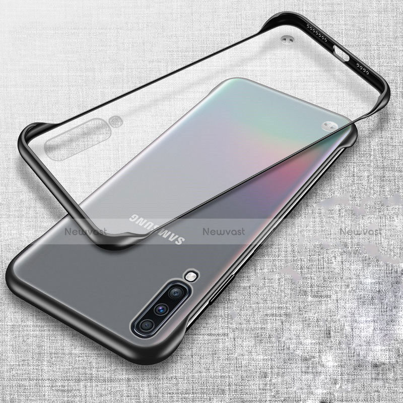 Transparent Crystal Hard Rigid Case Back Cover S02 for Samsung Galaxy A90 5G