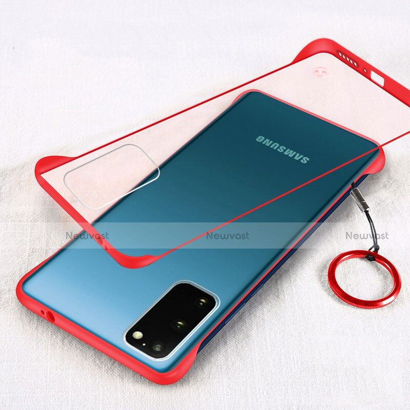 Transparent Crystal Hard Rigid Case Back Cover S02 for Samsung Galaxy S20