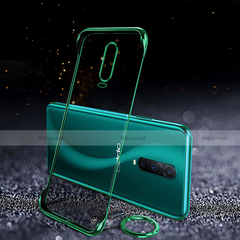 Transparent Crystal Hard Rigid Case Back Cover S03 for Oppo RX17 Pro Green
