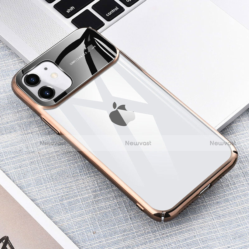 Transparent Crystal Hard Rigid Case Back Cover S04 for Apple iPhone 11