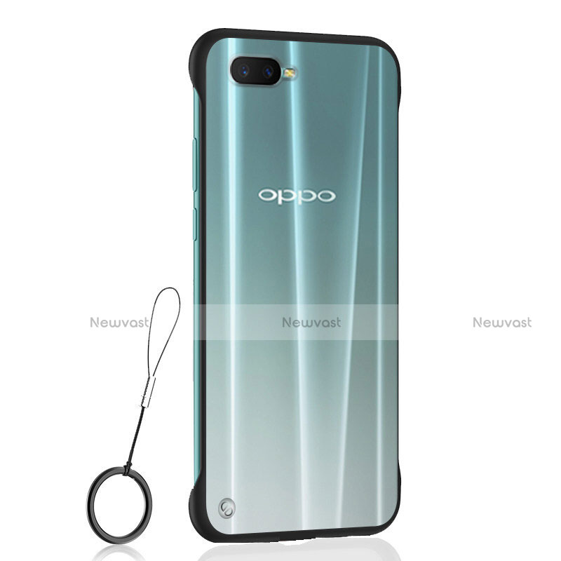 Transparent Crystal Hard Rigid Case Back Cover S04 for Oppo K1