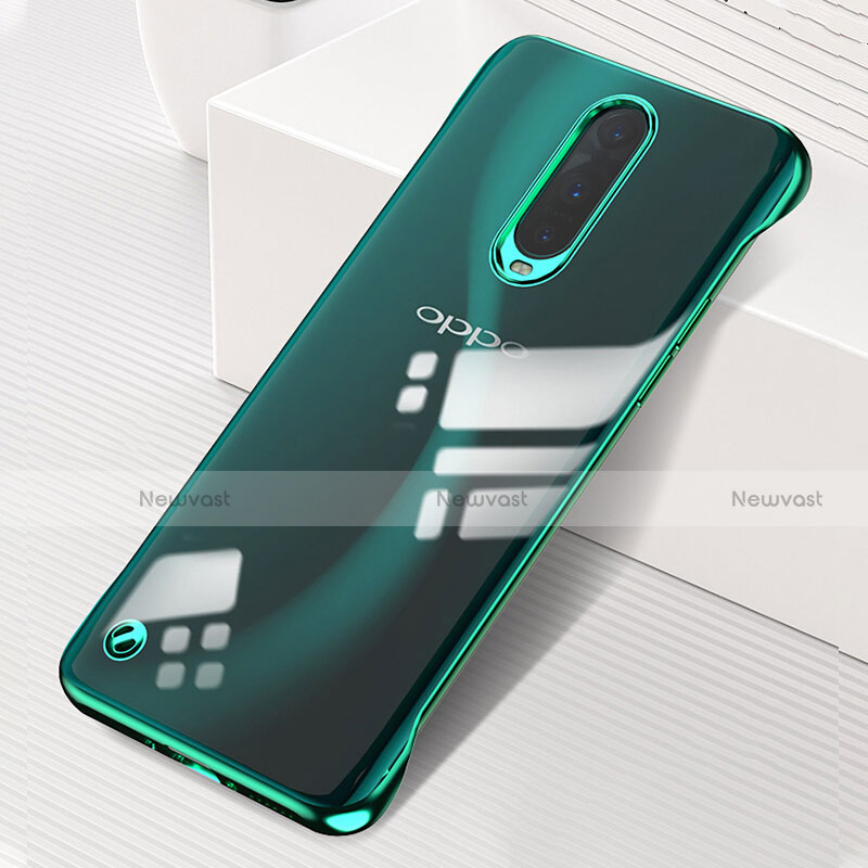 Transparent Crystal Hard Rigid Case Back Cover S04 for Oppo R17 Pro Green