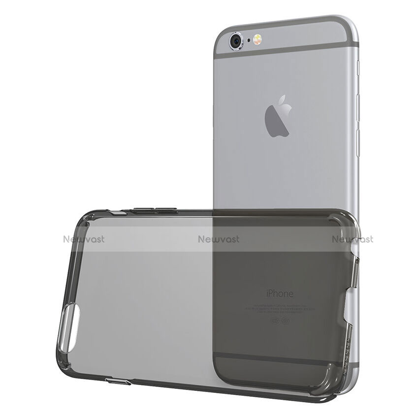 Transparent Crystal Hard Rigid Case Cover for Apple iPhone 6 Gray