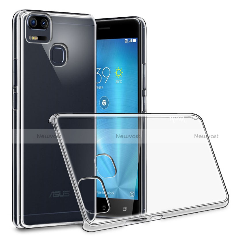 Transparent Crystal Hard Rigid Case Cover for Asus Zenfone 3 Zoom Clear