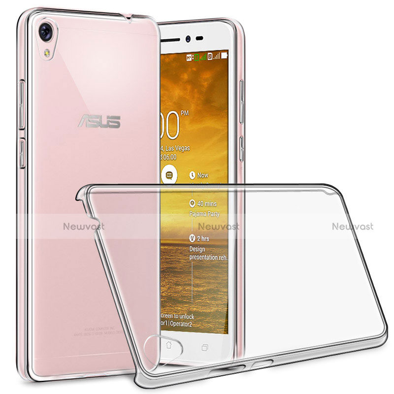 Transparent Crystal Hard Rigid Case Cover for Asus Zenfone Live ZB501KL Clear