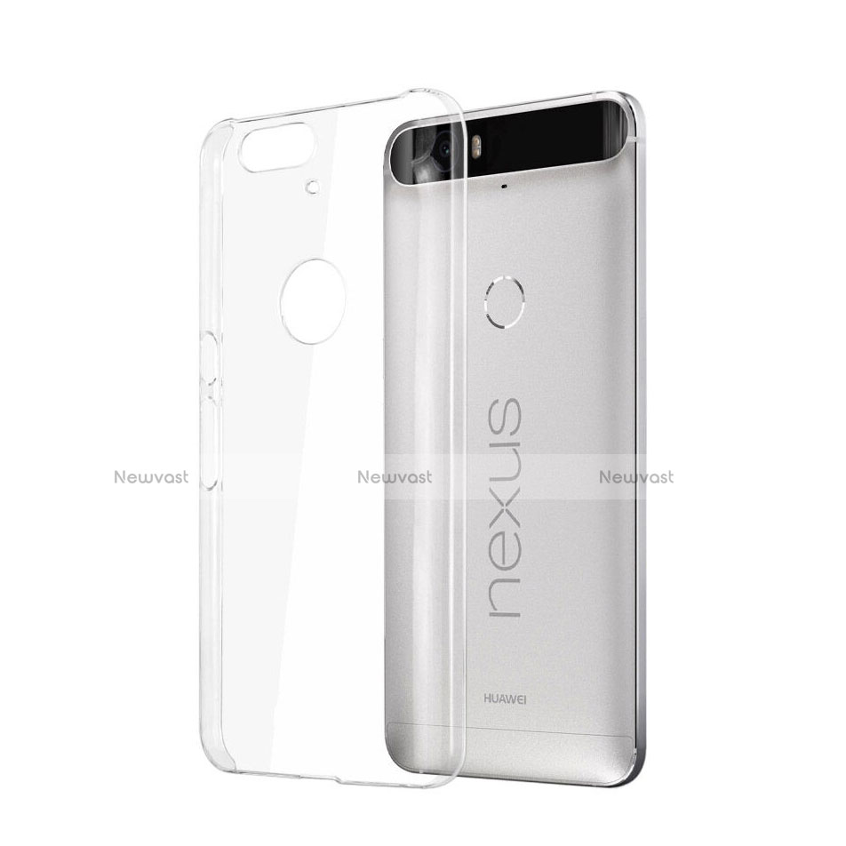 Transparent Crystal Hard Rigid Case Cover for Google Nexus 6P Clear