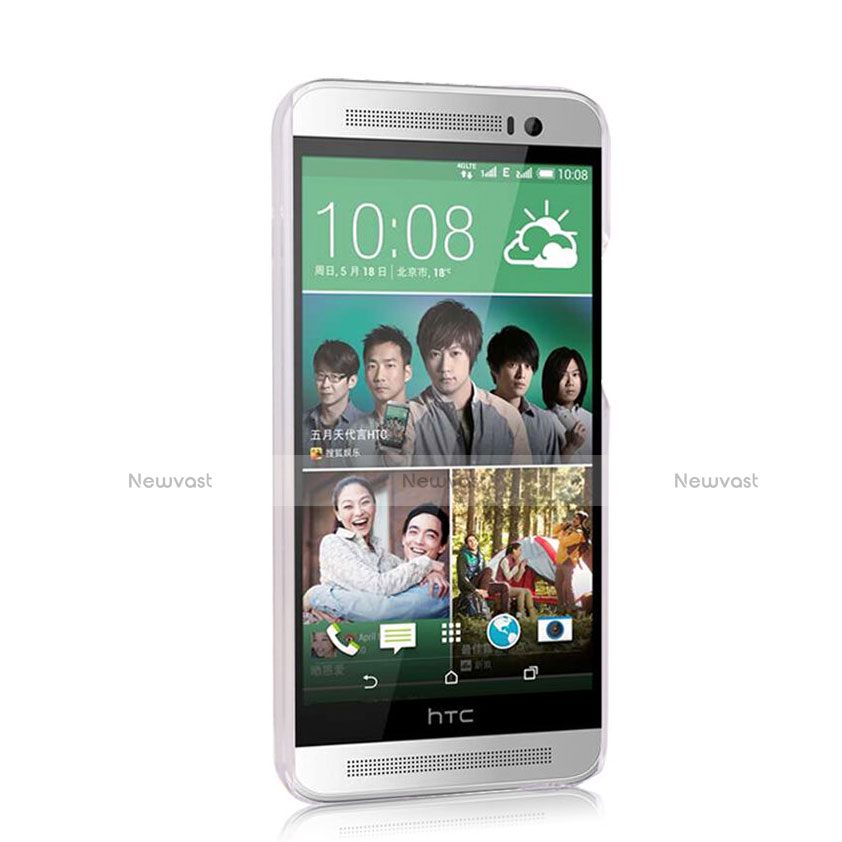 Transparent Crystal Hard Rigid Case Cover for HTC One E8 Clear